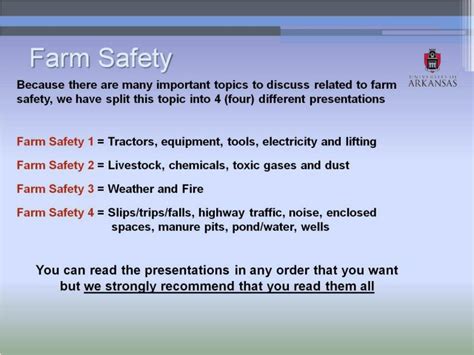 Ppt Farm Safety Powerpoint Presentation Free Download Id2705862