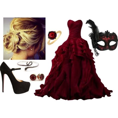 Masquerade Ball By Fandqm On Polyvore Featuring Masquerade Christian Louboutin Frederic Sage