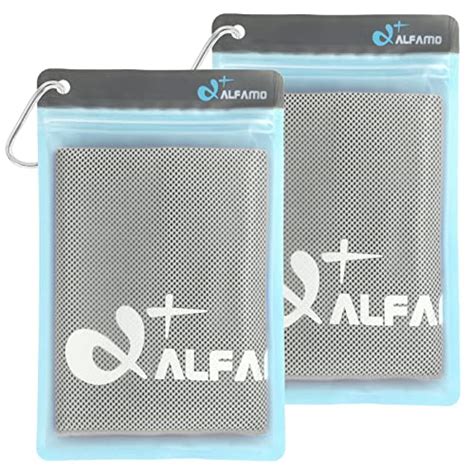 Cooling Towels For Neck And Face 2 Pack Gray M Cooling Rag Cool
