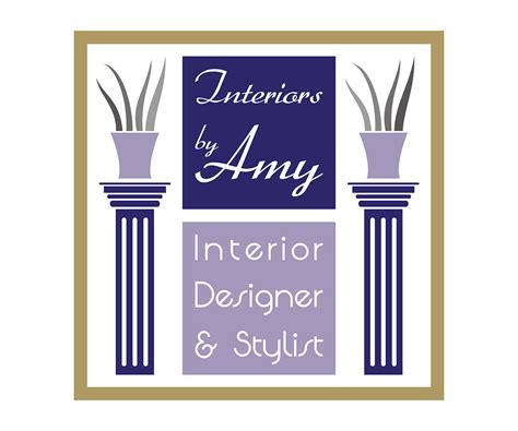 Upmarket Elegant Interior Logo Design For Interiors By Amy Interior