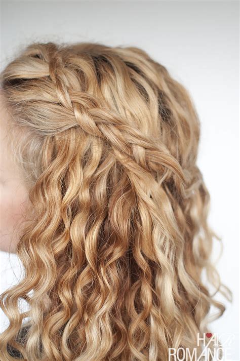 An Easy Half Up Braid Tutorial For Curly Hair Hair Romance