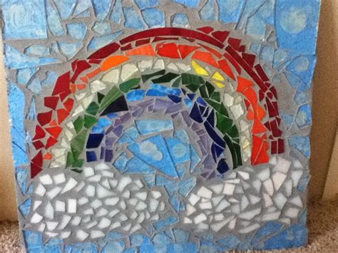 Rainbow Glass Mosaic Rainbow Glass Mosaic Glass Mosaic