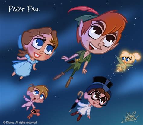 50 Chibis Disney Peter Pan By ~princekido On Deviantart Chibi