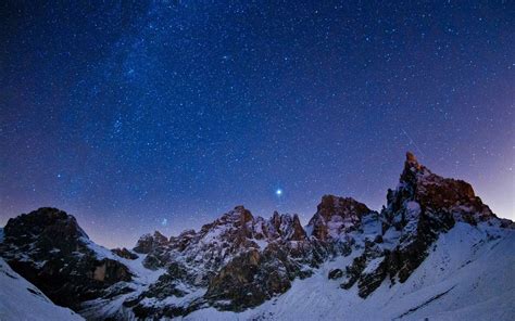 Mountain Night Sky Wallpapers Top Free Mountain Night Sky Backgrounds Wallpaperaccess