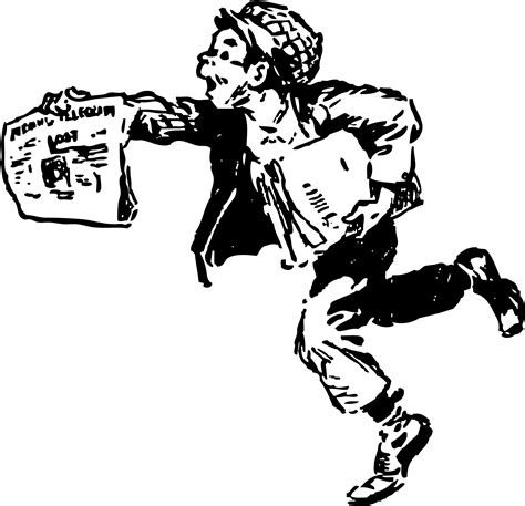 Newspaper Boy Clip Art World Of Reference