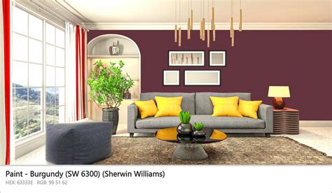 Sherwin Williams Burgundy Sw 6300 Paint Color Codes Similar Paints