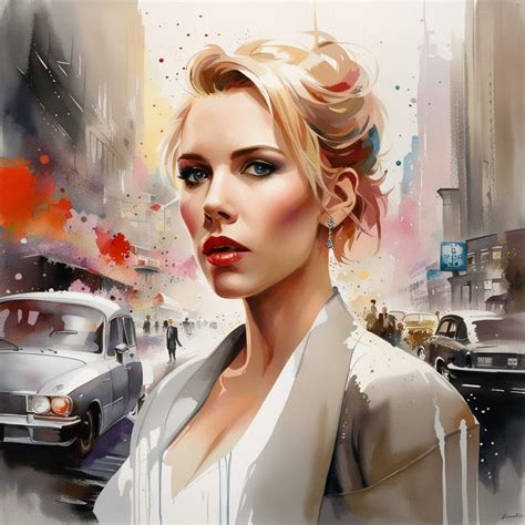 Scarlett Johansson Ai Generated Artwork Nightcafe Creator