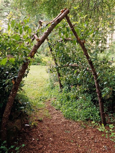 3 Rustic Garden Arbor Out Of Sticks Morflora