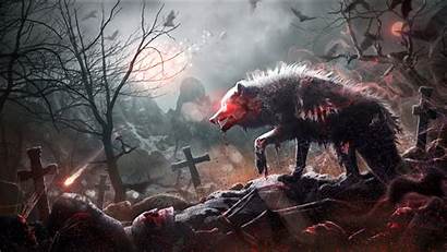 Zombie Wolf Lone Blood Skull 4k Wallpapers