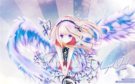 Anime Angel Girls By Hildalight On Deviantart