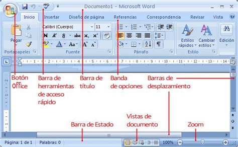 Informatica Interfaz De Microsoft Word 2007