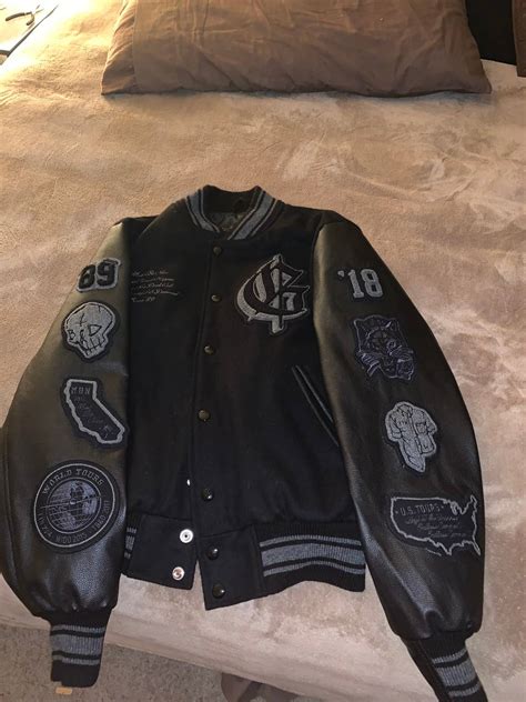 Leather Jacket G Eazy Varsity Jacket Grailed