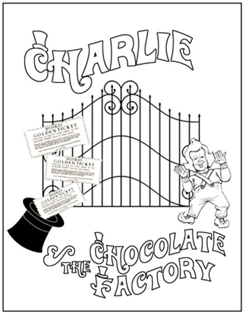 His family was not rich. Charlie The Chocolate Factory Coloring Book Coloring Pages