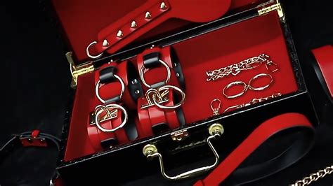 Ypm Bdsm Bed Bondage Kits Genuine Leather Restraint Set Handcuffs Collar Gag Erotic Sex Toys For