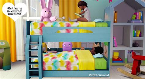 Pixeldreamworld — Functional Toddler Bunk Bed Frame And Zero Footprint