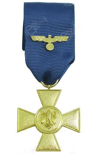 German Heer 25 Year Service Medal With Ribbon Epic Militaria