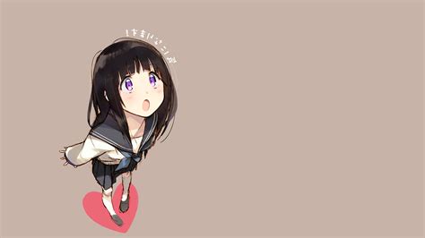 We hope you enjoy our growing collection of hd images. anime, Hyouka, Purple Eyes, Chitanda Eru, Anime Girls Wallpapers HD / Desktop and Mobile Backgrounds