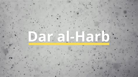 Dar Al Harb Gebiet Des Krieges Youtube