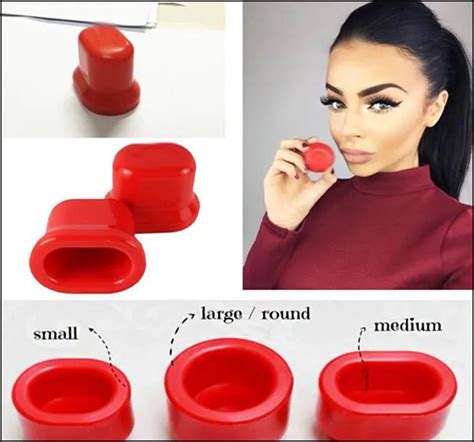 Cheap Fashion Sexy Full Natural Lip Pump Women Lip Plumper Lip Enhancer Round Oval Small Medium