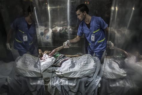 In Hospitals Across Gaza Scenes Of Chaos And Grief The New York Times