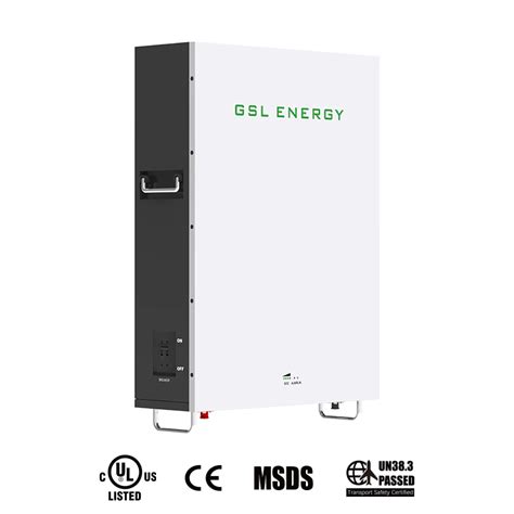 gsl energy cb iec62619 ce emc wall mounted lifepo4 5 12kwh 51 2v 100ah tesla power storage wall