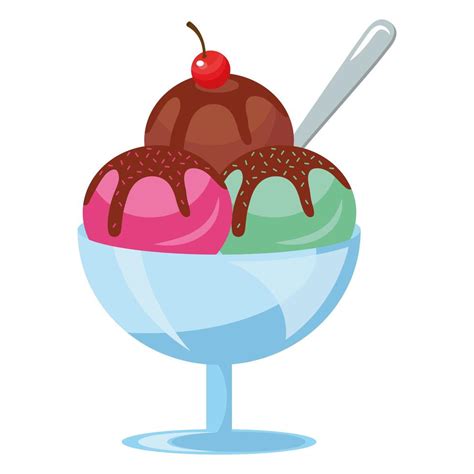 Delicious Ice Cream In Cup Icon Vector Art At Vecteezy
