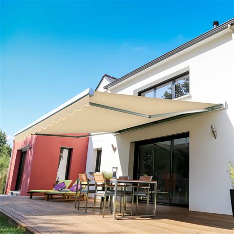 10 Ft W X 8 Ft D Retractable Patio Awning