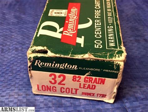Armslist For Sale Vintage Remington 32 Long Colt Ammo Ammunition 82