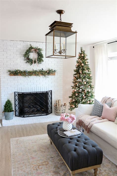 Did you scroll all this way to get facts about christmas curtains for living room? Modern Farmhouse Style Living Room Holiday Tour ...