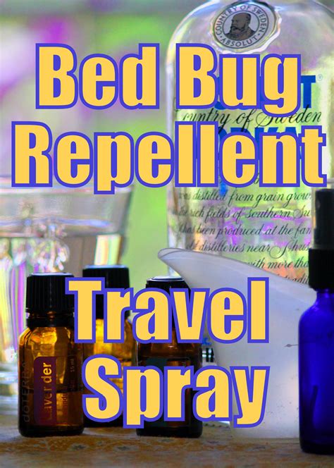 Bed Bug Repellent Travel Spray Keep Bed Bugs At Bay Naturally