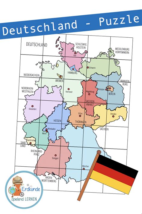 Der em 2021 spielplan in chronologischer reihenfolge alle 51 partien der euro 2020 mit datum, deutscher uhrzeit spielort im überblick. Deutschland - Puzzle in 2020 | Erdkunde ...