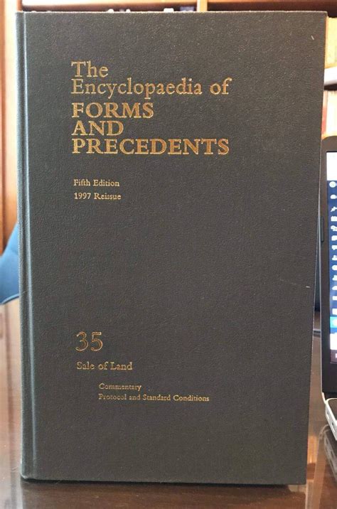 The Encyclopaedia Of Forms And Precedents Fifth Edition 1997 Reissue