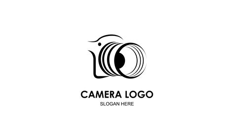 Camera Logo Design Vector Illustration Gráfico Por Deemka Studio