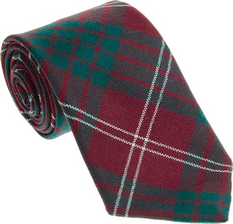 Gents Pure Wool Crawford Tartan Tie By Ingles Buchan Made In Scotland