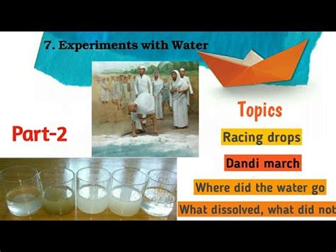 Displaying 8 worksheets for evs for class 3 topic water. Ncert class 5 EVS|Ch. 7 Experiments with water|Part-2 ...