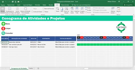 Planilha Controle De Atividades Diária Em Excel Excel Smart