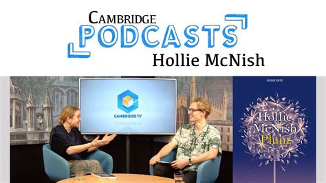 Cambridge Podcasts Poet Hollie Mcnish Youtube