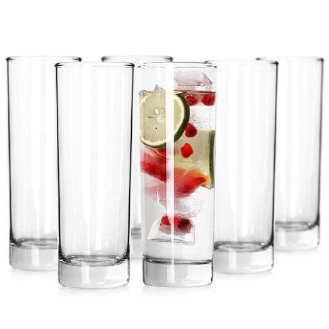 Buy Luxu Highball Glassesset Of 6 10 Ozlead Free Drinking Glasses