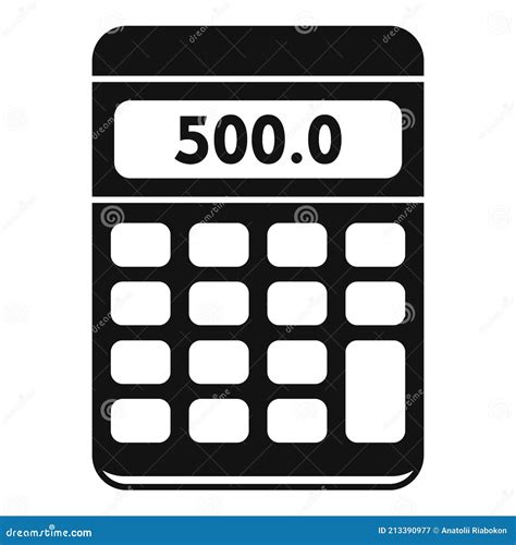 Tax Calculator Icon, Simple Style Stock Vector - Illustration of income