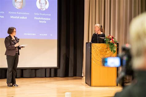 Jyväskylän Yliopiston Nobel Ilta Esittelee Vuoden Palkitut Saavutukset
