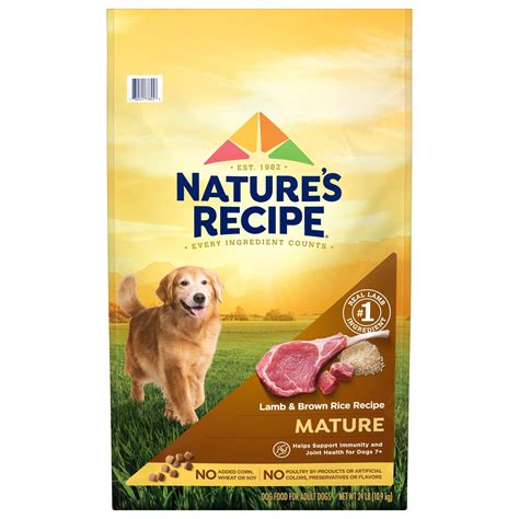 Natures Recipe Mature Lamb And Rice Recipe Dry Dog Food Customer