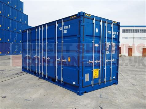 20ft High Cube Side Opening Shipping Containers Left Hand Side Opener
