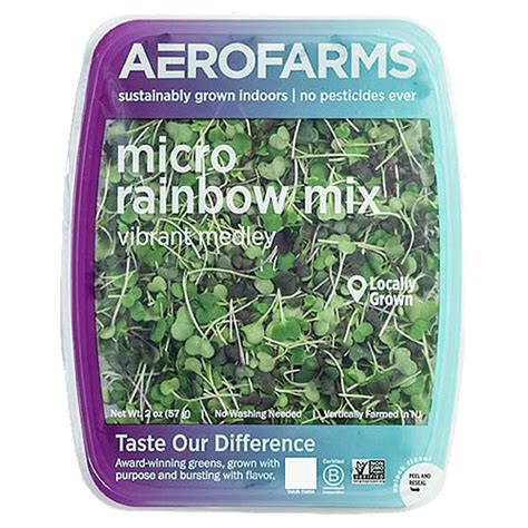Aerofarms Micro Rainbow Mix 2 Oz