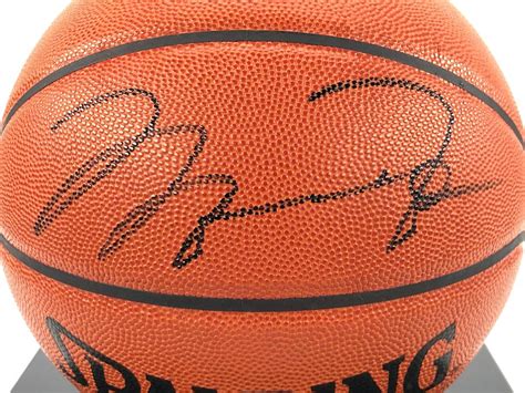Lot Michael Jordan 23 Autographed Basketball With Coa