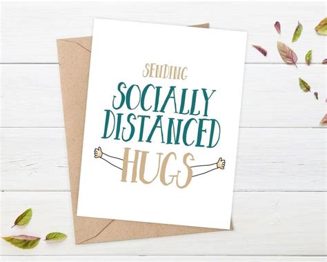 What to send a friend for her birthday during quarantine. An all-purpose social distance card you can send to ...