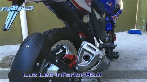 Mi Italika 170z Motovlogs Sonido Motor Luz Led Inferior