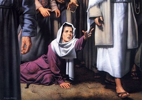 The Woman Touching The Garment Of Jesus ⛪ Jesus Heals Faith