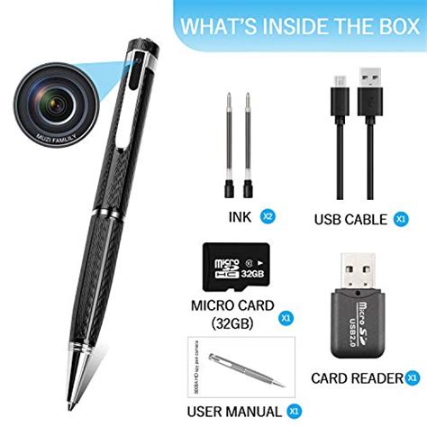 Hidden Spy Camera Pen With 1080p Full Hd Nanny Spy Camera Pen With
