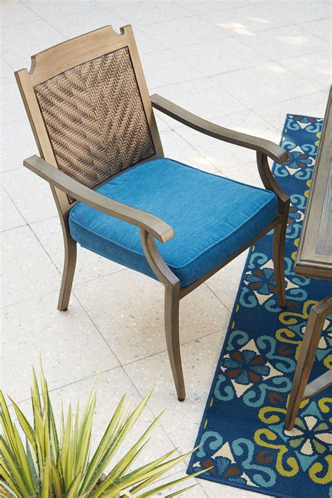 Partanna Bluebeige Chair With Cushion 4cn Ez Furniture Sales