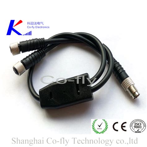 M8 M12 Ty Male And Female Screw Connector Splitter With Wire China